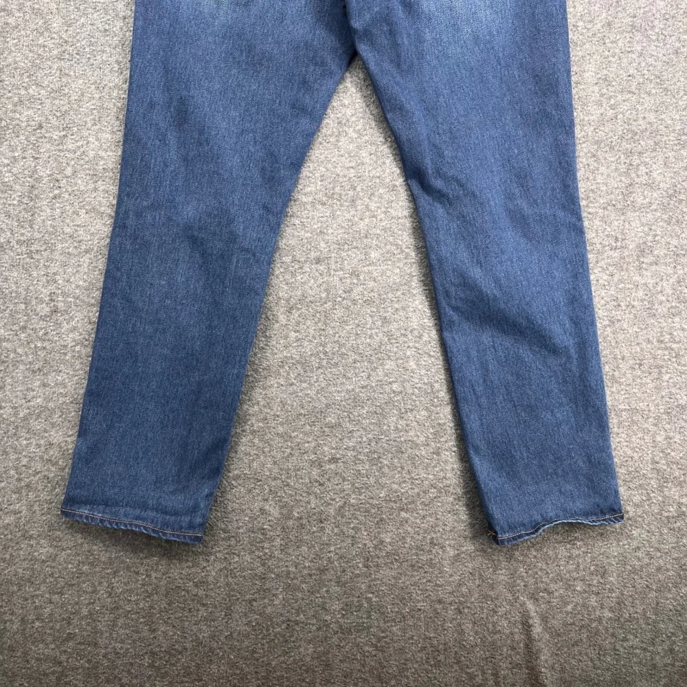 Banana Republic Premium Performance Jeans Medium Wash Straight Leg 34 Mens